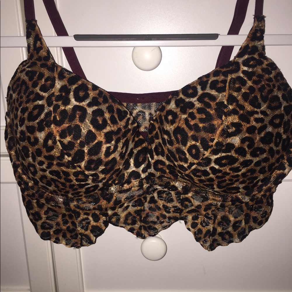 Victorias secret cheetah print bralette